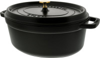 Staub Ovale Stoof-/Braadpan 31 cm Zwart