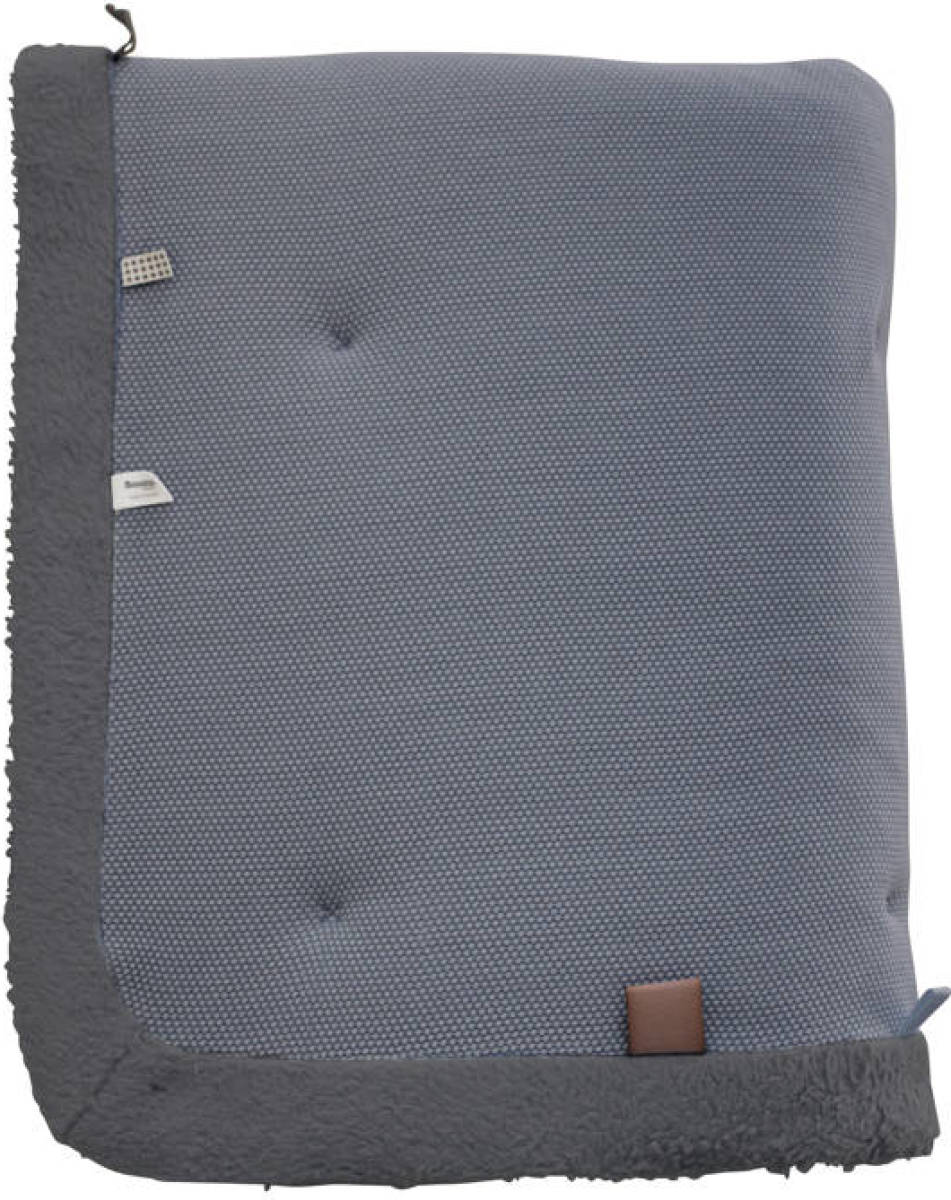 Snoozebaby boxkleed/speelkleed Cheerful Playing 75x95 cm Storm Grey