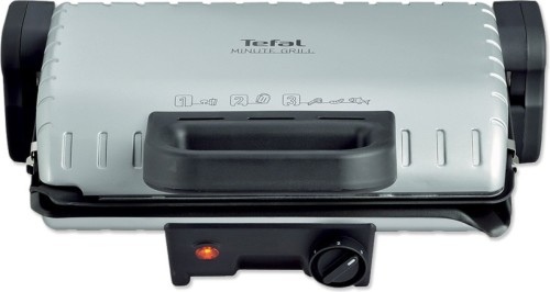 Tefal contactgrill Minute GC2050 dubbelzijdig - RVS