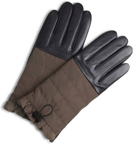 Markberg handschoenen Taro zwart/kaki