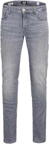 Jack & Jones JUNIOR low waist slim fit jeans JJIGLENN grijs