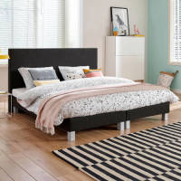 Beter Bed complete boxspring Box leeds vlak met bridge matras (160x210 cm)