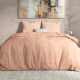 DreamHouse Bedding Leo - Roze - Flanel 2-persoons (200 x 200/220 cm + 2 kussenslopen) Dekbedovertrek