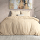 DreamHouse Bedding Leo - Nude - Flanel 1-persoons (140 x 200/220 cm + 1 kussensloop) Dekbedovertrek