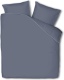 Luna Bedding Uni Piping - Donkerblauw 2-persoons (200 x 220 cm + 2 kussenslopen) Dekbedovertrek