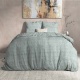 DreamHouse Bedding Leo - Blauw - Flanel 2-persoons (200 x 200/220 cm + 2 kussenslopen) Dekbedovertrek