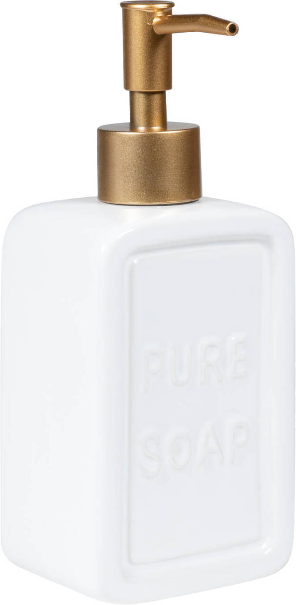QUVIO Zeep Dispenser 'Pure Soap' - Wit