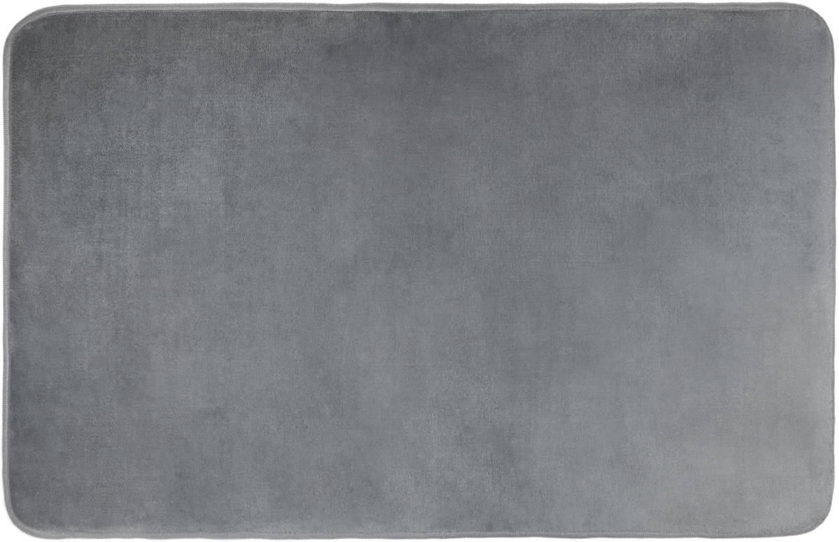 QUVIO Badmat 50x80cm - Grijs