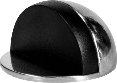 QUVIO Deurstopper Klein - Zilver Met Zwarte Rand