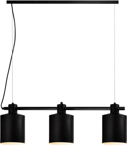 QUVIO Hanglamp 3-lichts Ronde Kap - Quv5062l-black