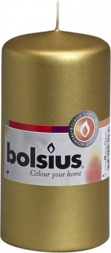 Bolsius Stompkaars 120x60 Mm Goud Kerstartikelen