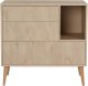 Quax Cocoon Commode - Natural Oak