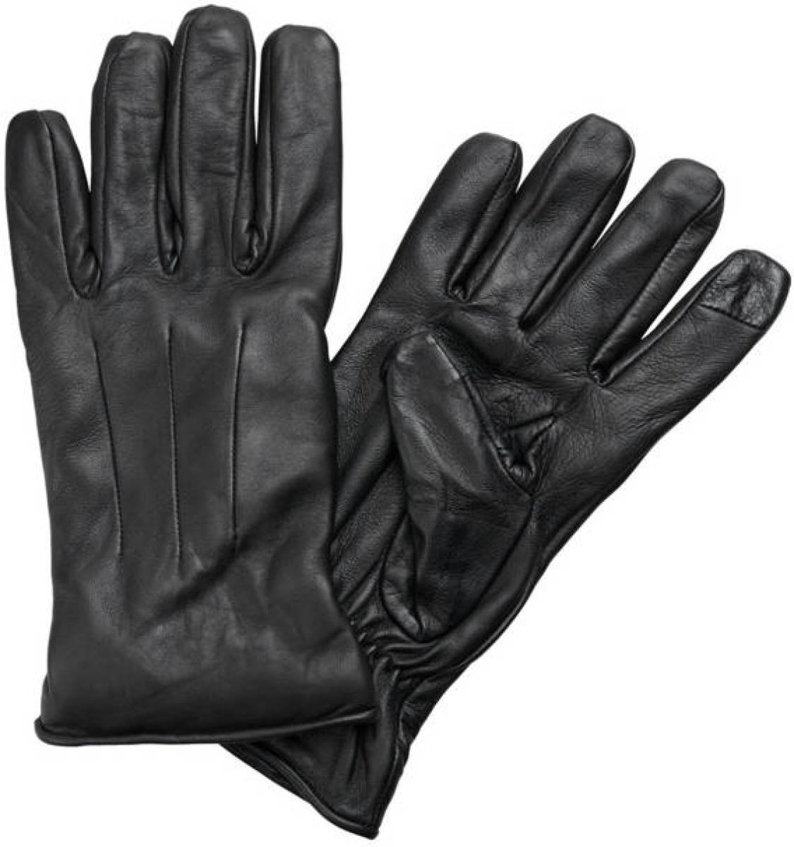 Jack & Jones leren handschoenen zwart