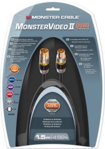 Monster MV2A Quad Shielded Performance Coaxial PAL Antenna Cable - Multilingual