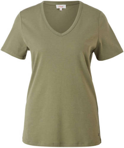 s.Oliver T-shirt kaki