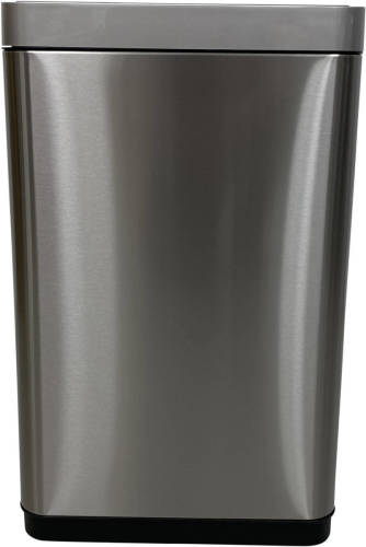 4cookz ® Iowa 2.0 Silver 50 Liter Sensor Prullenbak - Mat Rvs