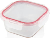 Mehrzer - Vershouddoos - 0.5 Liter - Vierkant - Bake-en-lock - Rood