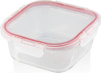 Mehrzer - Vershouddoos - 0.8 Liter - Vierkant - Bake-en-lock - Rood