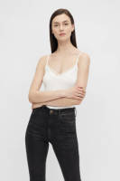 PIECES singlet PCKATE wit