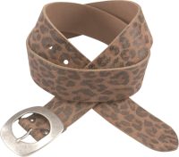 J.Jayz Leren riem met dierenprint