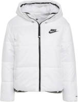 Nike gewatteerde jas wit/zwart