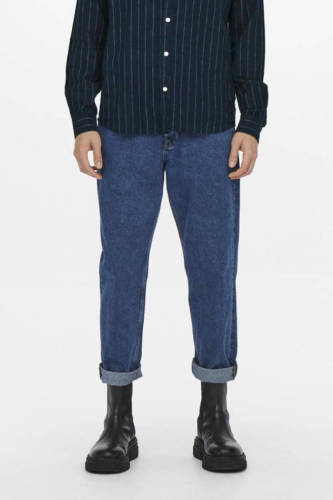 ONLY & SONS tapered fit jeans ONSAVI 1420 blue denim