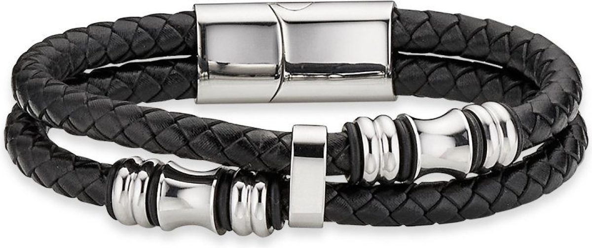Bruno Banani Leren armband