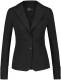 Jane Lushka blazer Roma van travelstof zwart