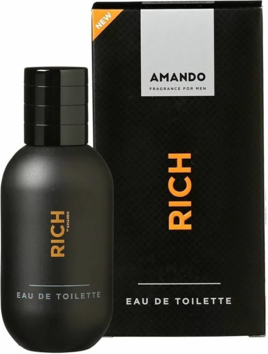 6x Amando Eau De Toilette Rich 50 ml