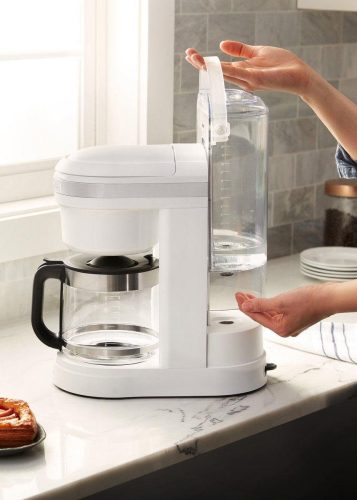 KitchenAid Filterkoffieapparaat 5KCM1208EWH, 1,7 l, CLASSIC Drip-koffiezetapparaat met spiraalvormige watertuit