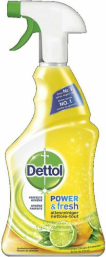Dettol Power&Fresh Spray Citroen&Limoen Allesreiniger 500 ml