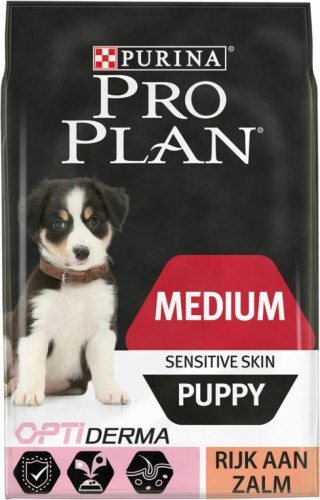 Pro Plan Optiderma Puppy Sensitive Skin Medium 12 kg