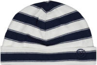 Vingino gestreepte newborn baby muts Vanjy donkerblauw/wit