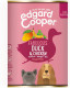 6x Edgard&Cooper Blik Vers Vlees Puppy Eend en Kip 400 gr