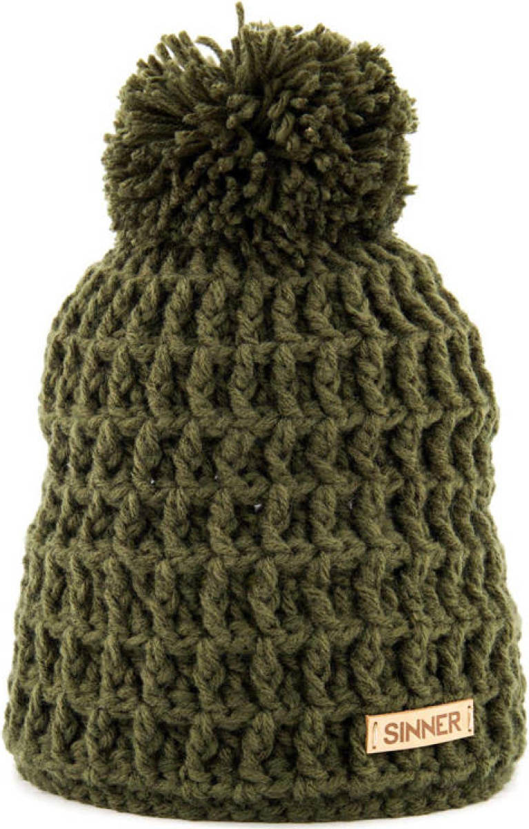 Sinner muts Nordicmet pompon kaki