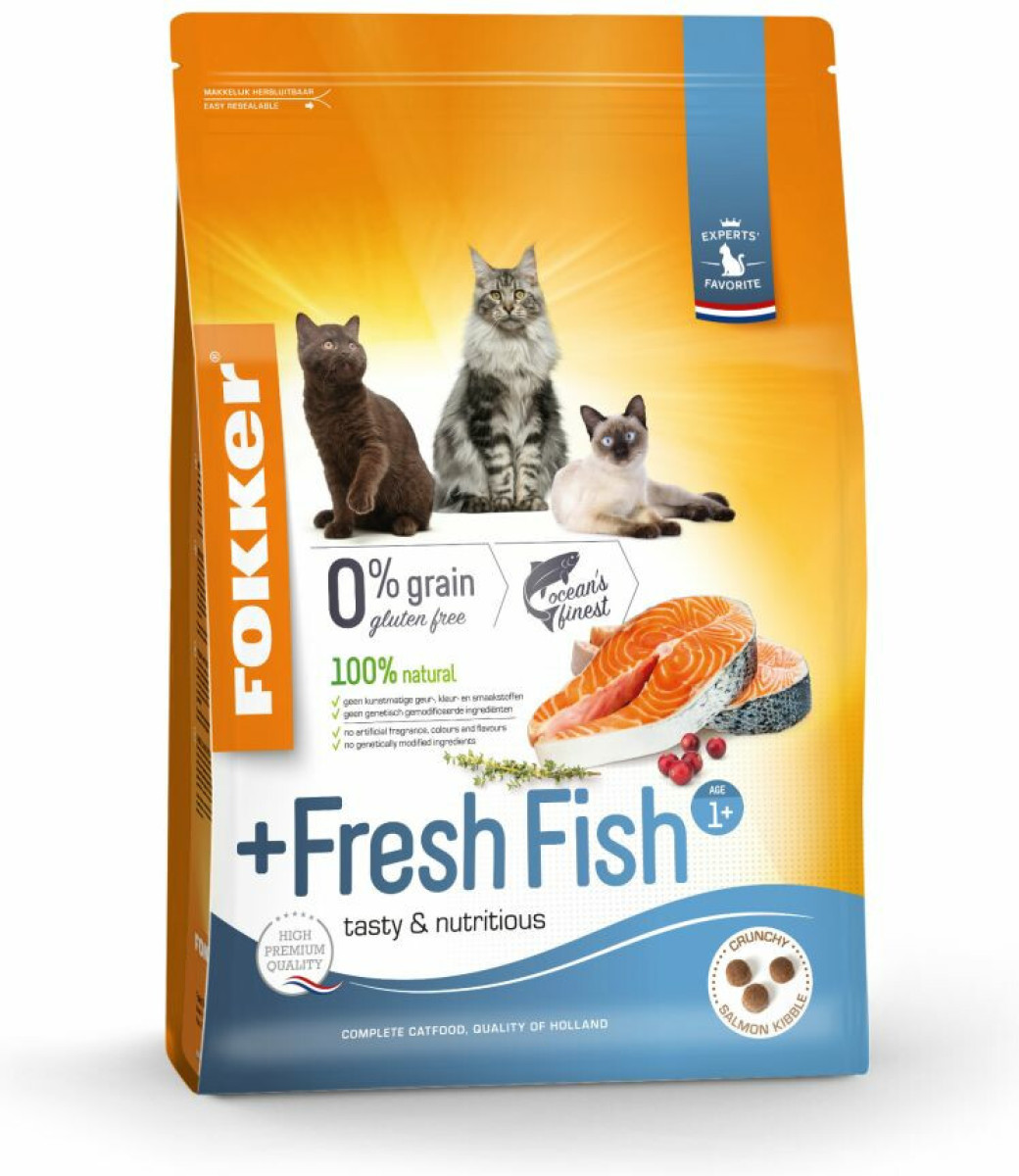 Fokker Cat Fresh Fish Zalm 7 kg