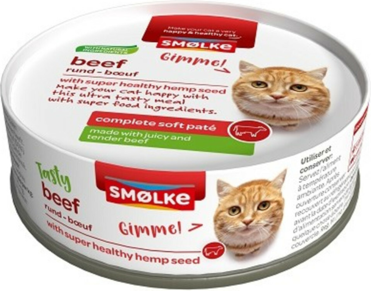 Smolke Soft Paté Kattenvoer Rund 80 gr