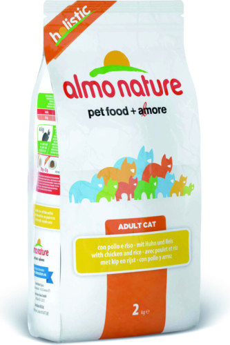 Almo Nature Holistic Kattenvoer Kip&Rijst 2 kg