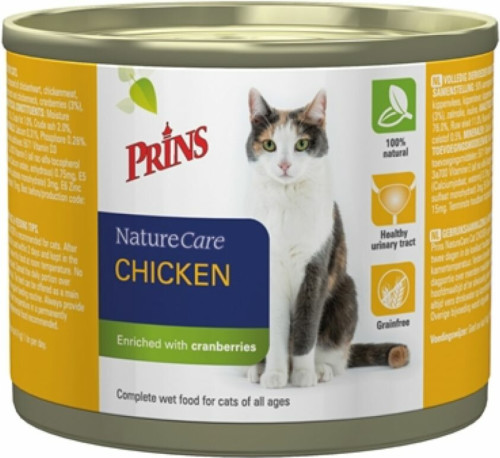 6x Prins Naturecare Cat Kip 200 gr