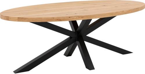 Goossens Eettafel Blade, Strak blad ovaal 260 x 120 cm 6 cm dik