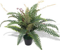 VidaXL Kunst Varen Plant Met Pot 60 Cm Groen