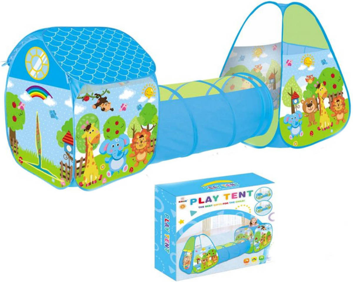 Decopatent ® Ballenbak Met Speeltent En Speeltunnel - Ballenbak