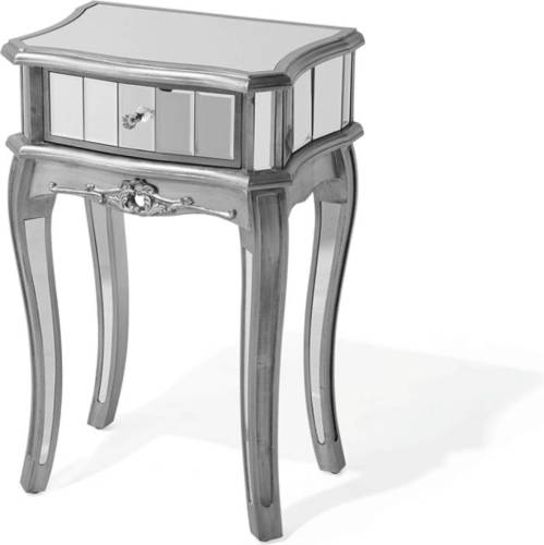 Beliani Somma - Dressoir-zilver-glas
