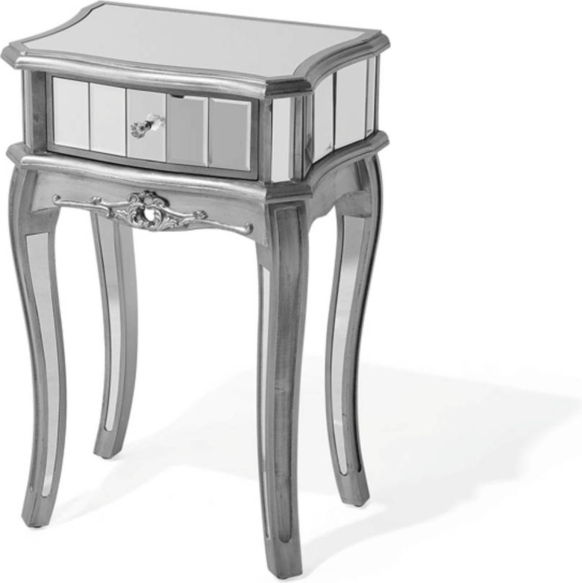 Beliani Somma - Dressoir-zilver-glas