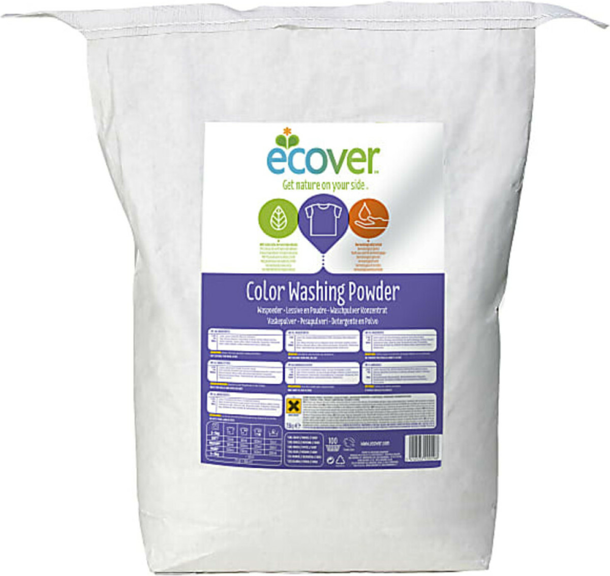 Ecover Waspoeder Colour Lavendel 7.5 kg
