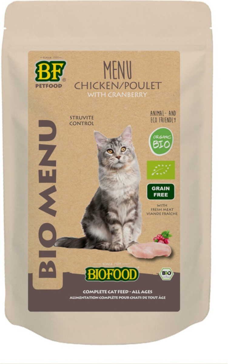 Biofood Kat Organic Kip Menu 100 gr