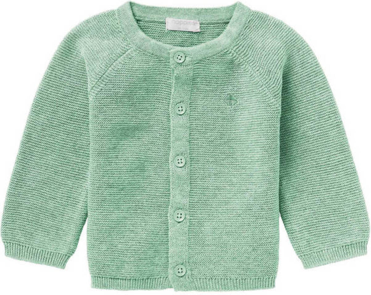 Noppies newborn baby vest Naga van biologisch katoen mintgroen