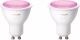 Philips Hue White and Color ambiance 2-pack GU10