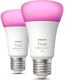 Philips Hue White and Color ambiance 2-pack E27