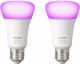 Philips Hue White and Color ambiance 2-pack E27